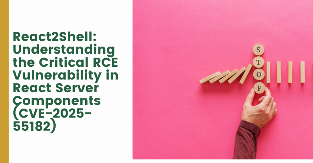React2Shell: Understanding the Critical RCE Vulnerability in React Server Components (CVE-2025-55182)